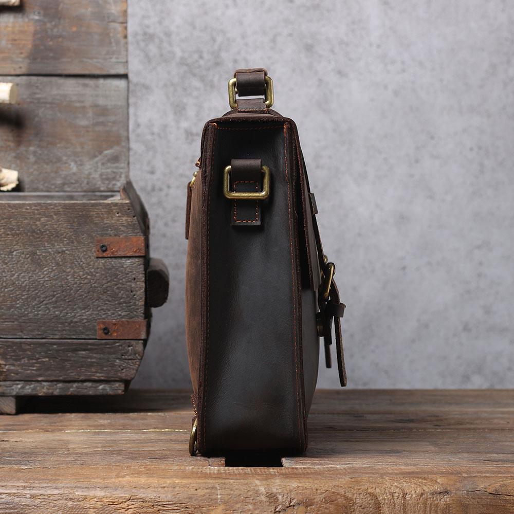 Namur Leather Courier Bag