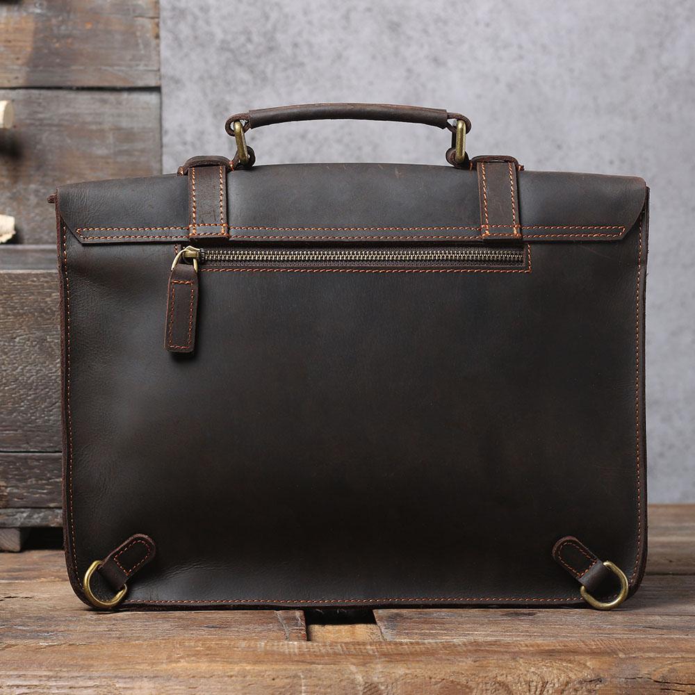 Namur Leather Courier Bag