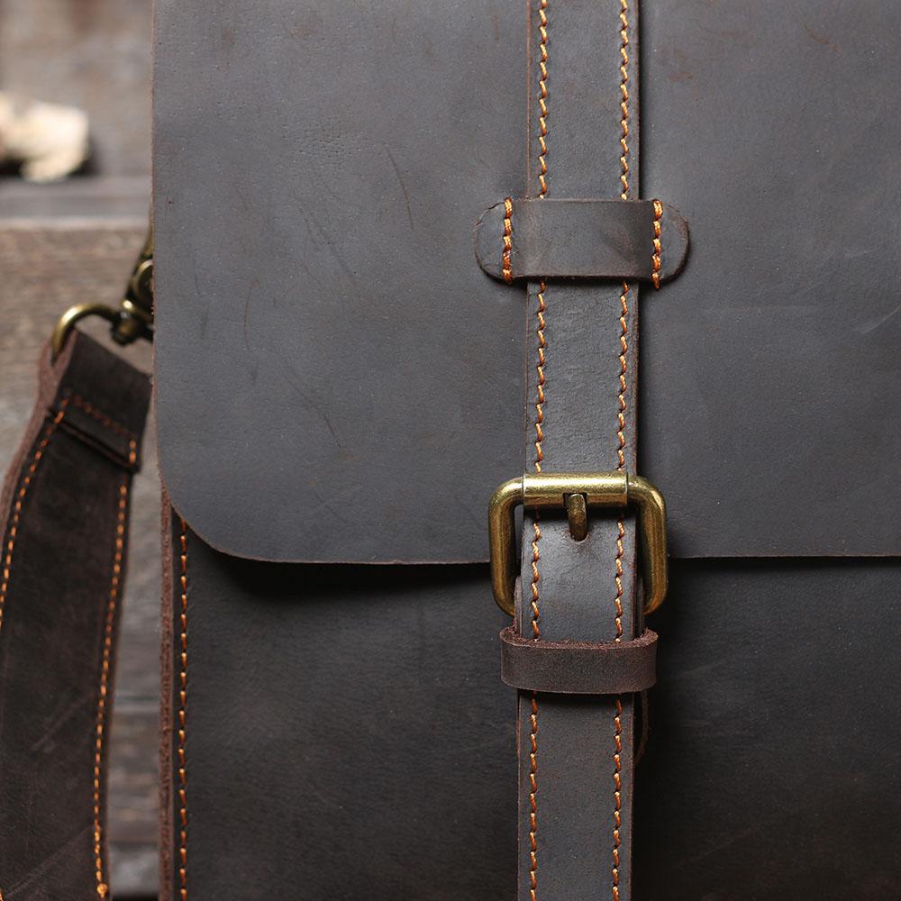 Namur Leather Courier Bag