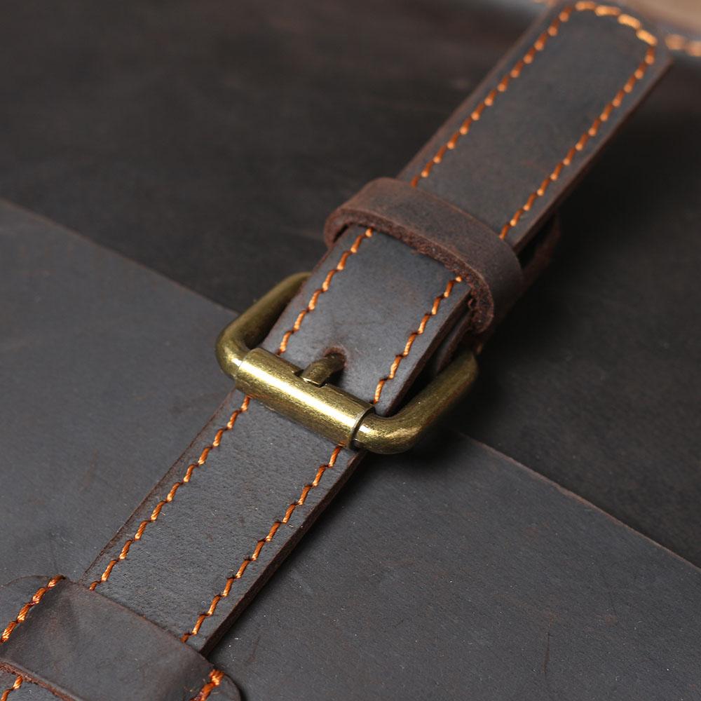 Namur Leather Courier Bag