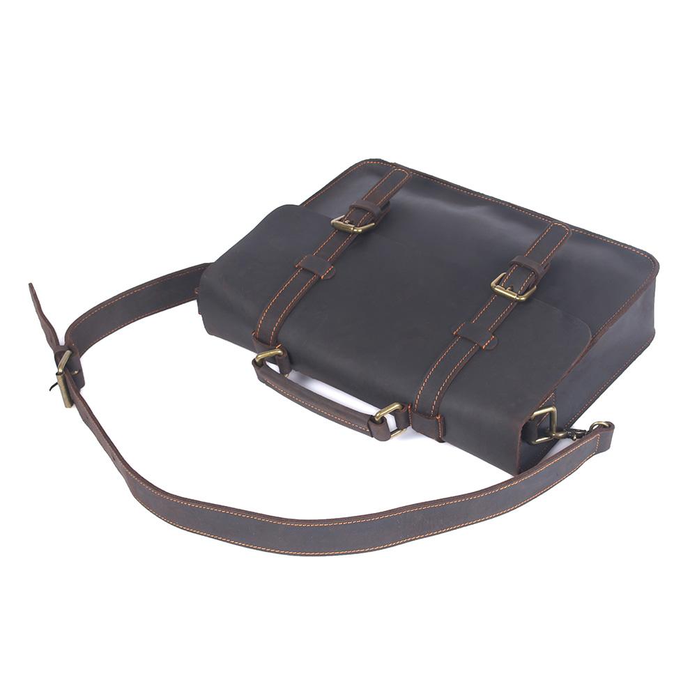 Namur Leather Courier Bag