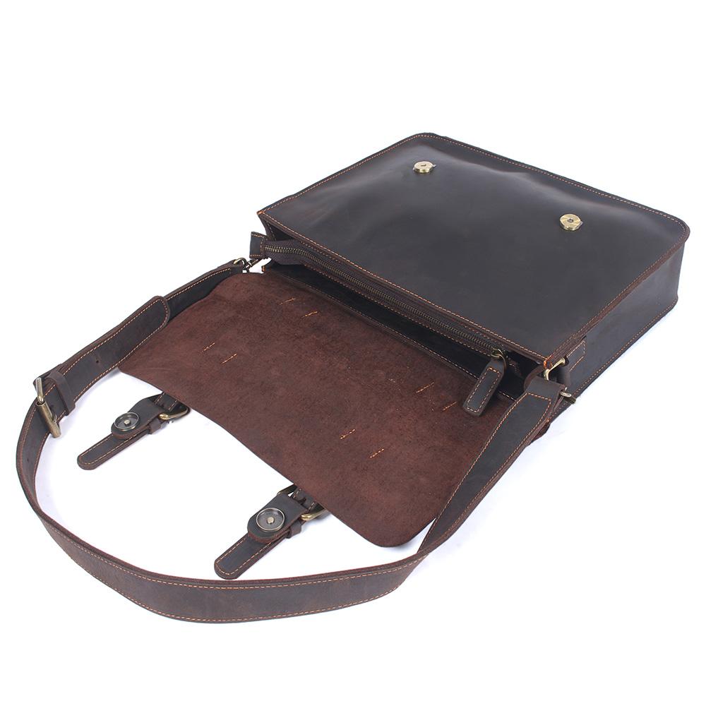 Namur Leather Courier Bag