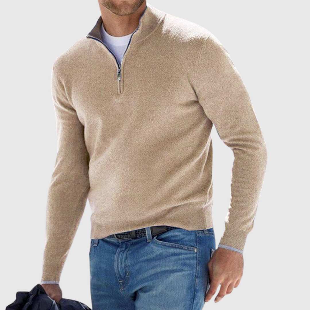 Luca Zip-Up Jumper for Men