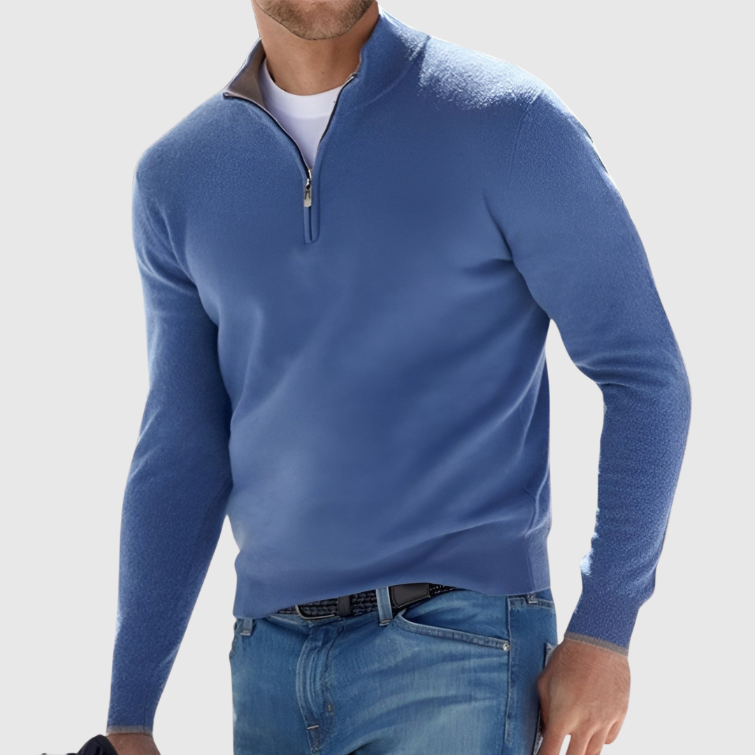 Luca Zip-Up Jumper for Men