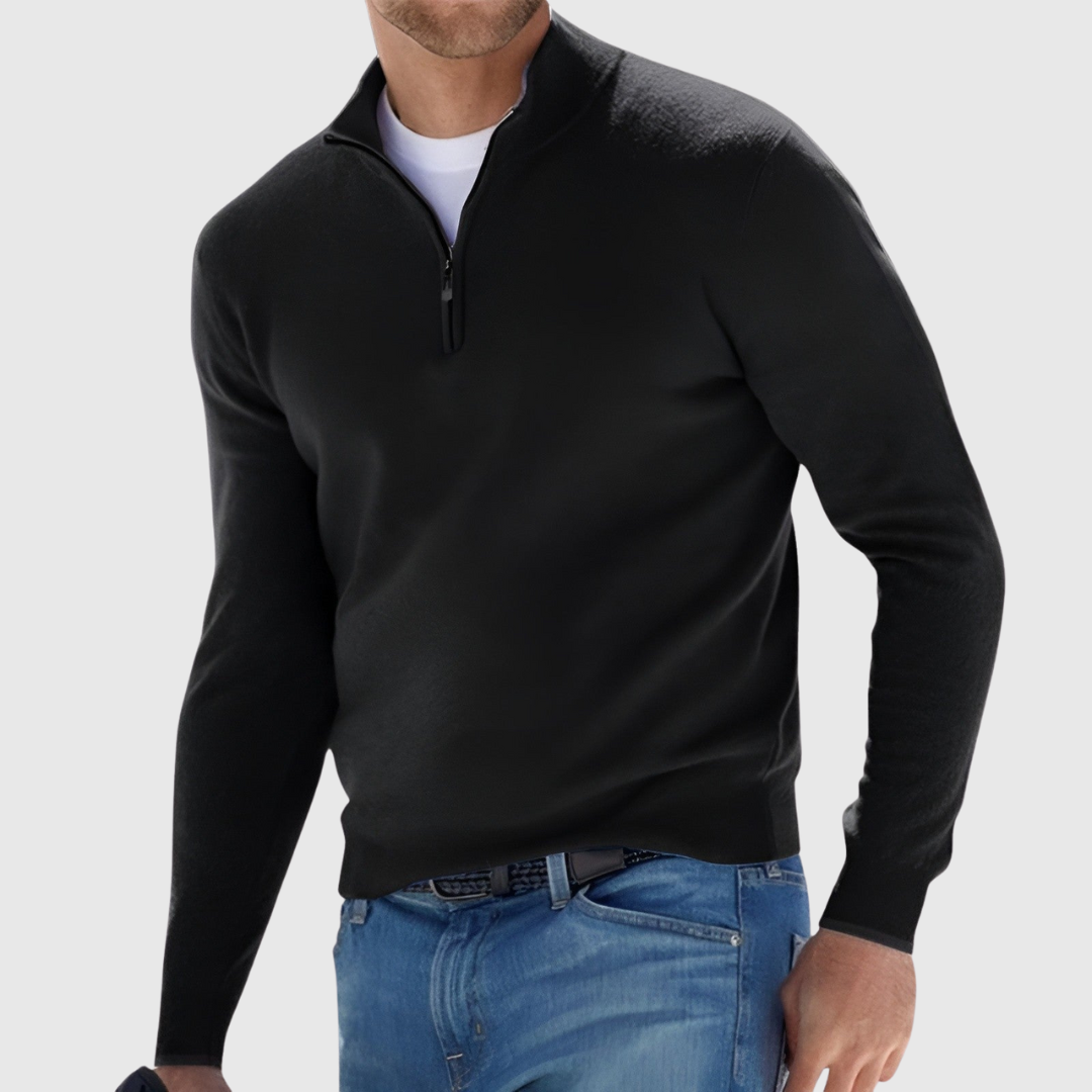 Luca Zip-Up Jumper for Men