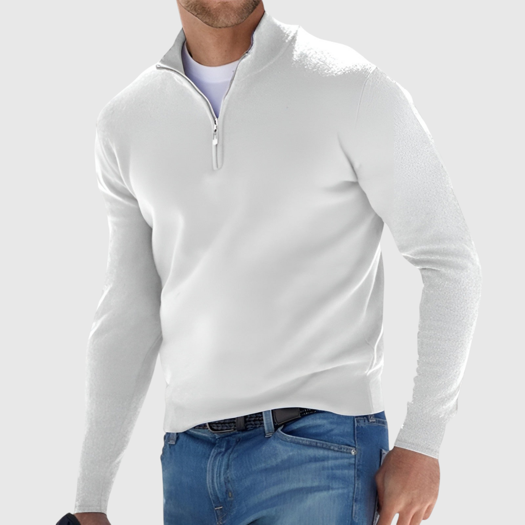 Luca Zip-Up Jumper for Men