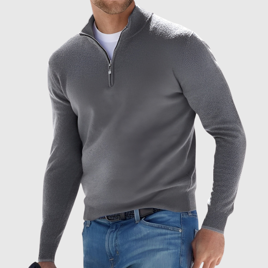 Luca Zip-Up Jumper for Men