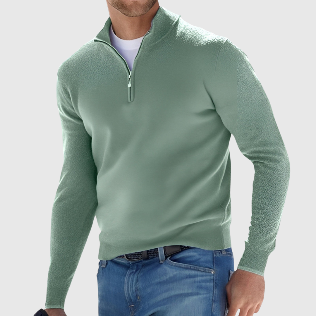 Luca Zip-Up Jumper for Men