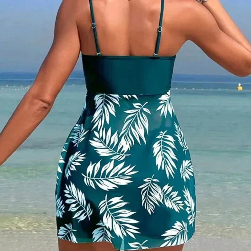 Lila™ Palm Sheer Swimwear Set