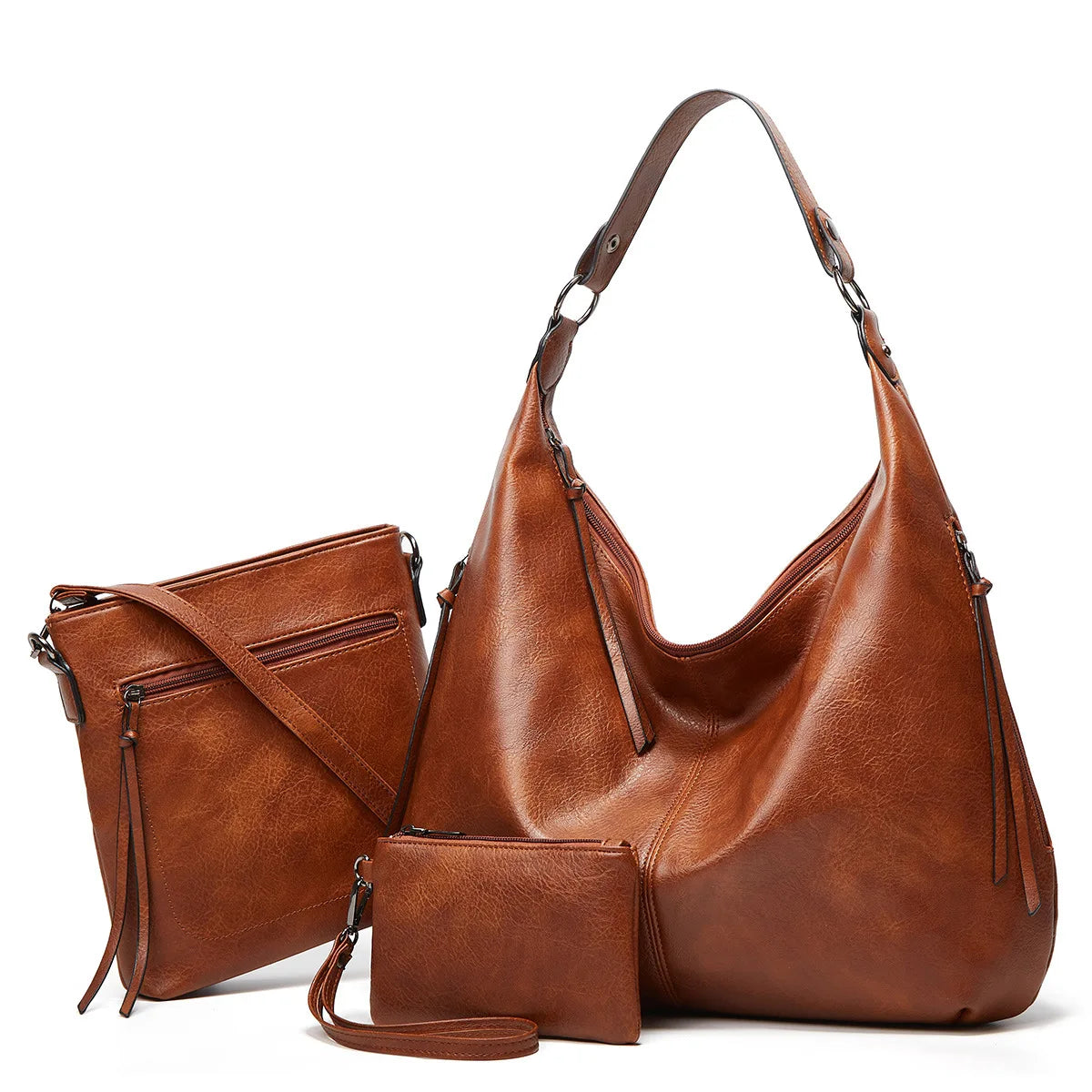 Evelyn Hobo Bag (+ FREE Crossbody Bag + Pouch)
