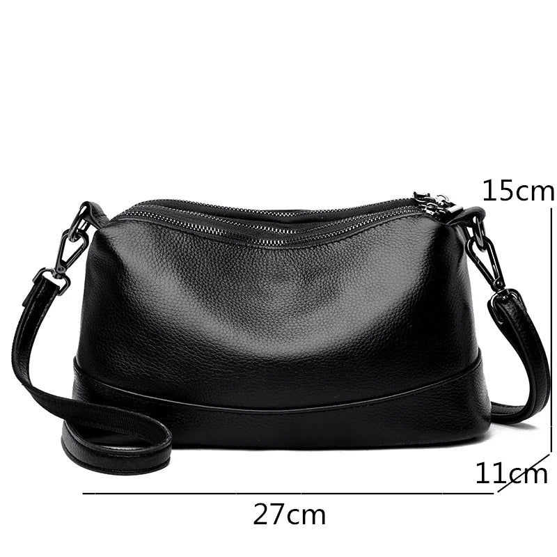 Clara Chic Leather Crossbody Bag