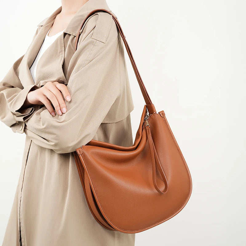 Olivia Cowhide Leather Bag