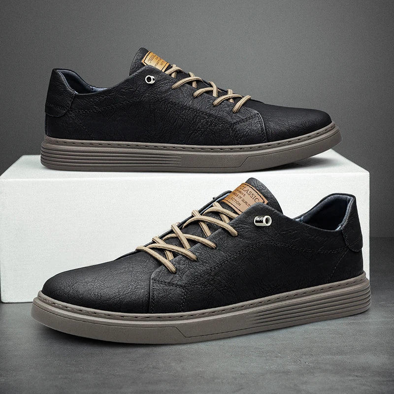 Oliver Barrett Genuine Leather Sneakers - Ferruccio Mancini Collection