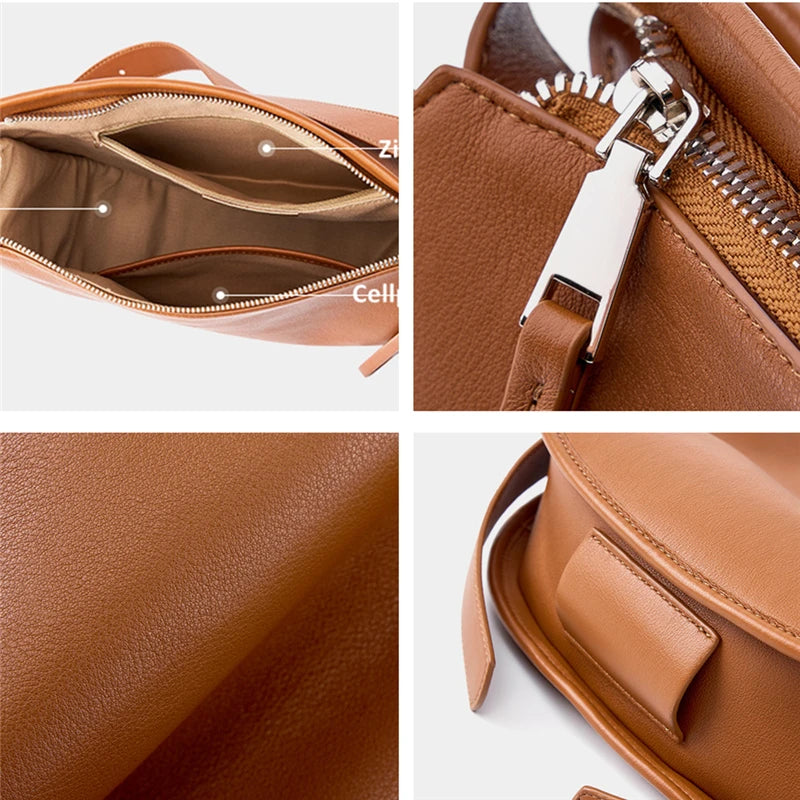 Olivia Cowhide Leather Bag