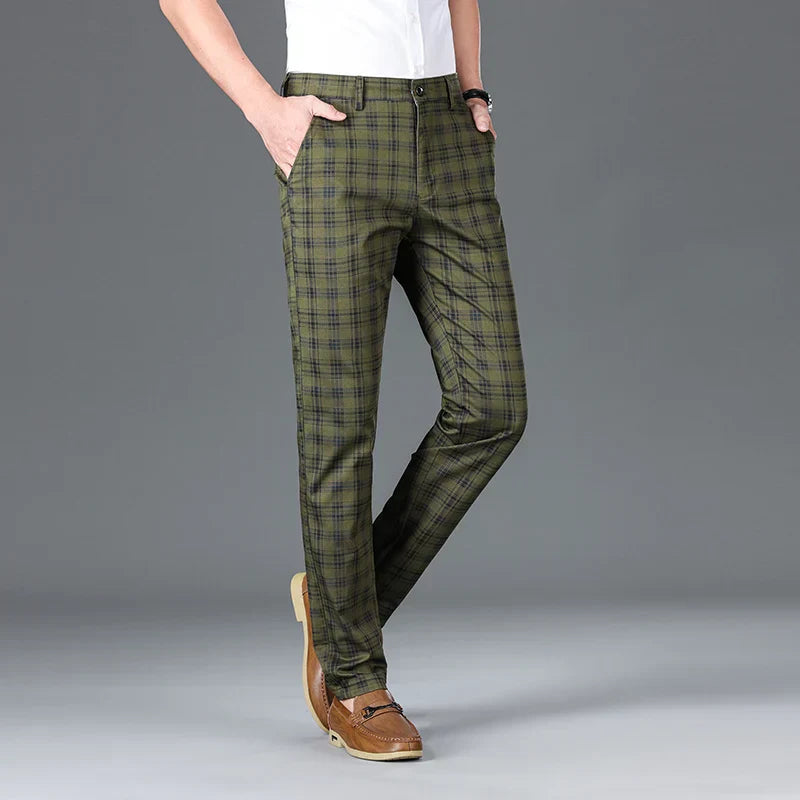 Mayfair Classic Plaid Chinos