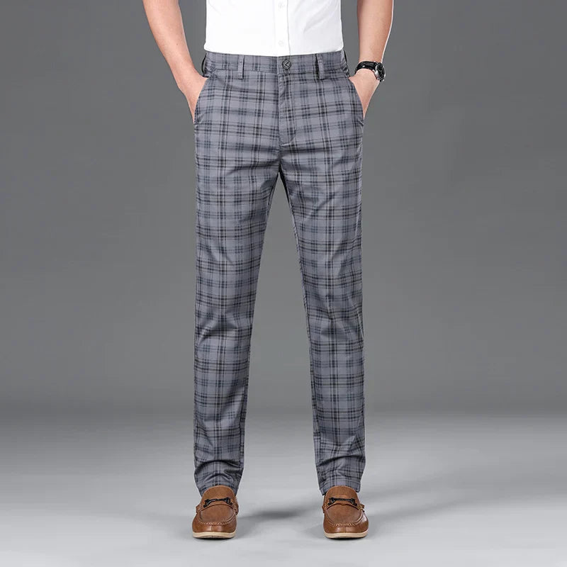 Mayfair Classic Plaid Chinos