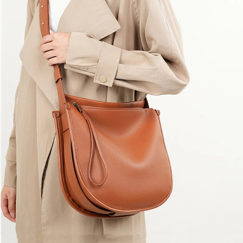 Olivia Cowhide Leather Bag