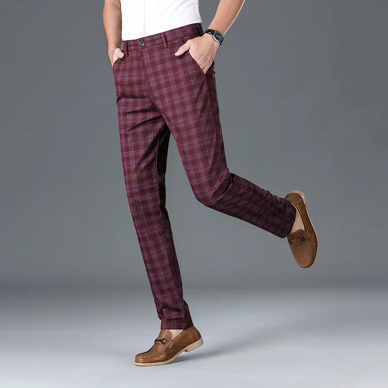 Mayfair Classic Plaid Chinos
