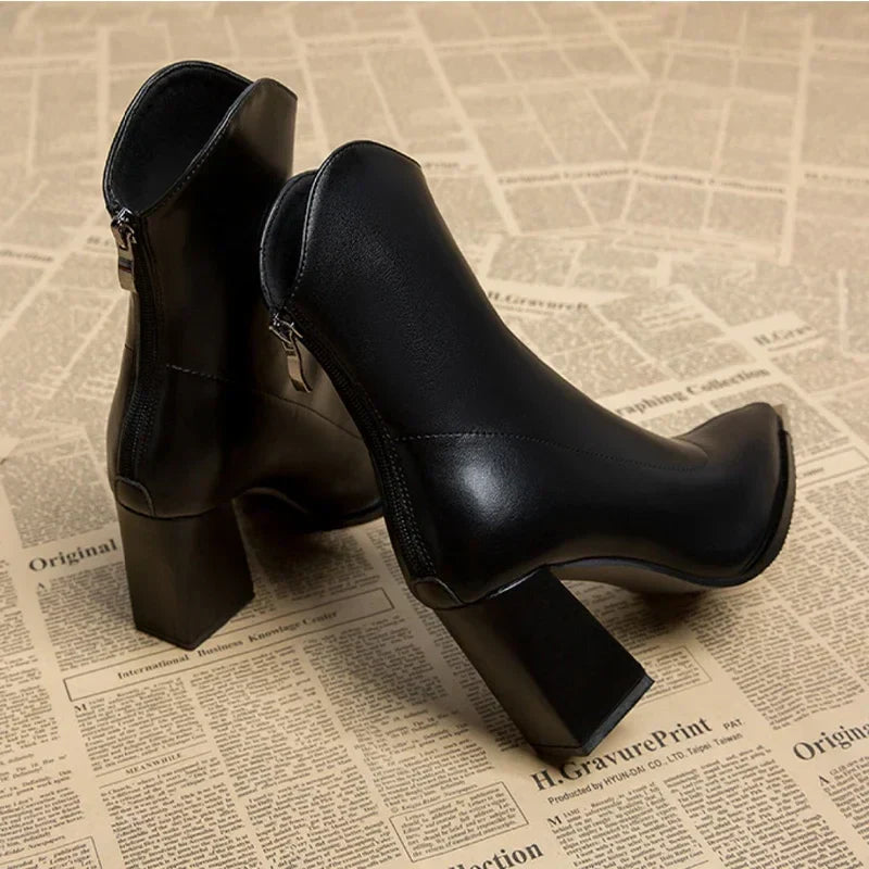 Marie - Chrome Tip Chelsea Boot