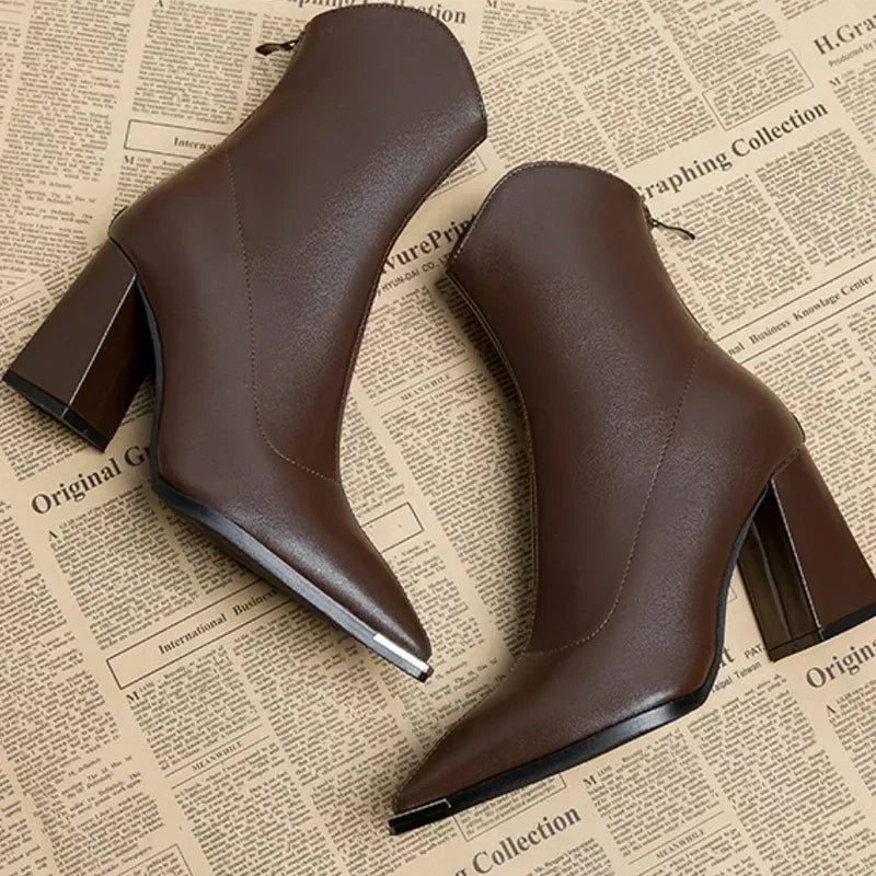 Marie - Chrome Tip Chelsea Boot