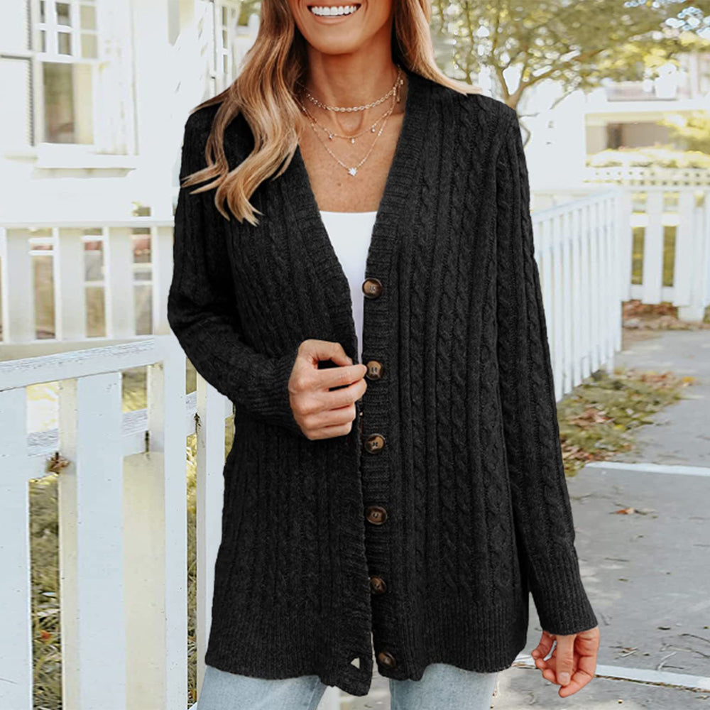 Iris Mid-Length Knit Cardigan