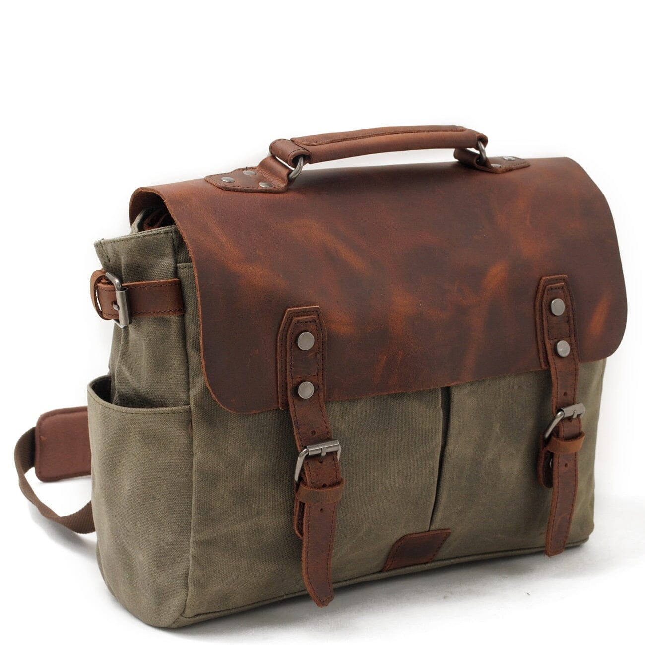 Petersburg Canvas Crossbody Messenger Bag