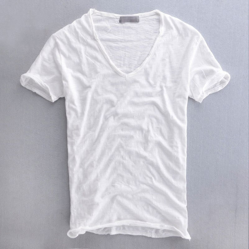Premium Cotton V-Neck Shirt
