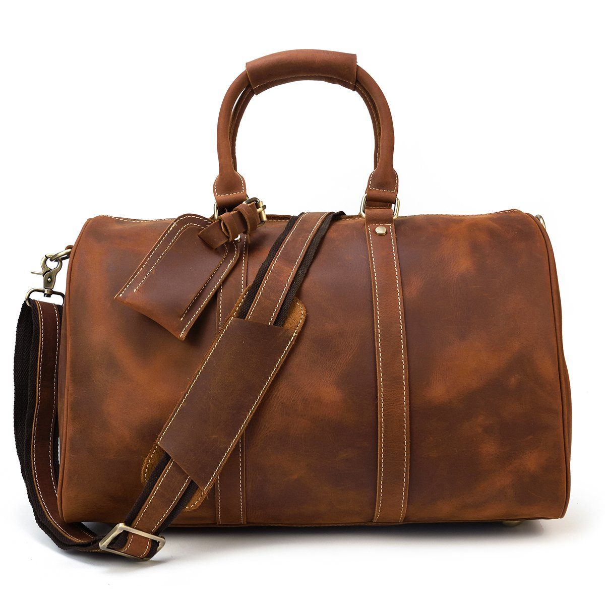 Leuven Leather Duffle Bag
