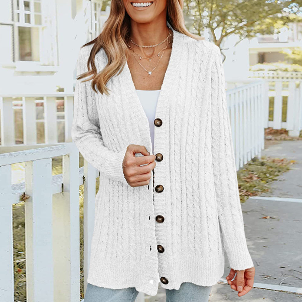 Iris Mid-Length Knit Cardigan