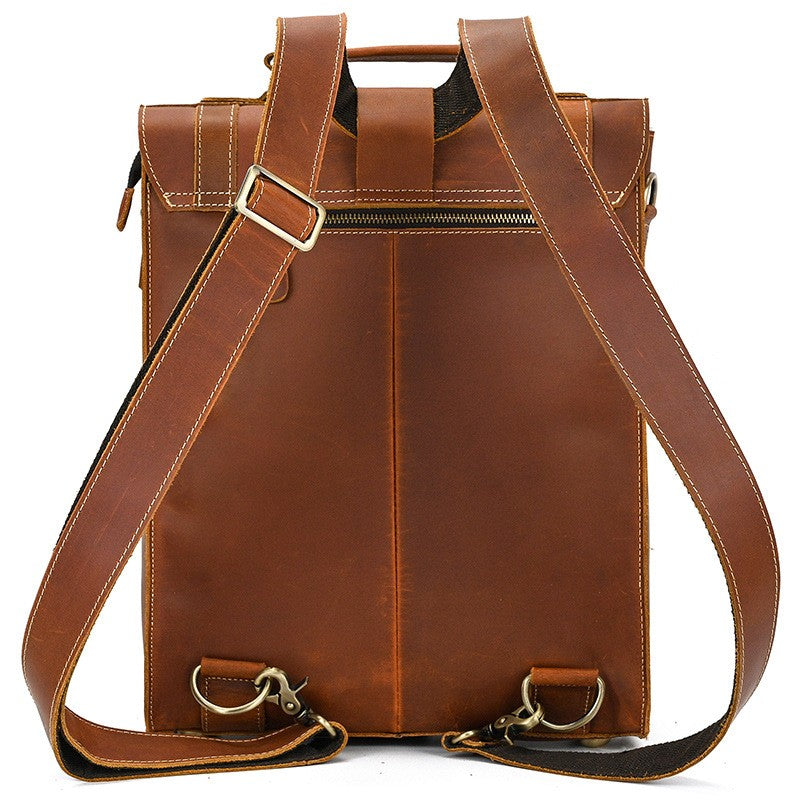 Girona Leather Convertible Backpack