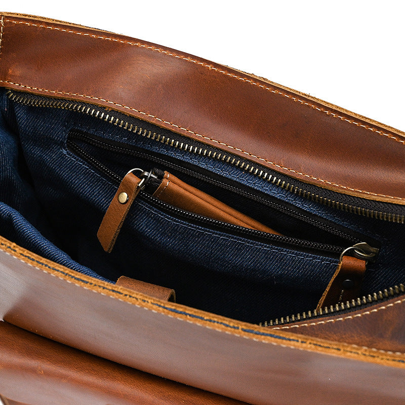 Girona Leather Convertible Backpack
