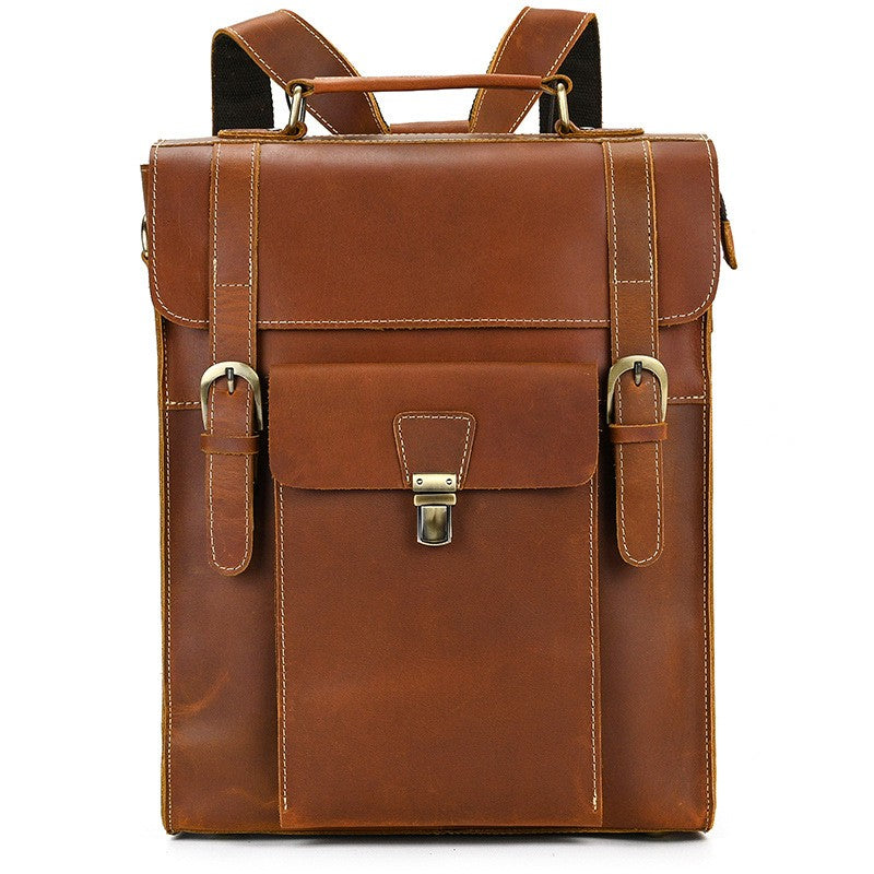 Girona Leather Convertible Backpack