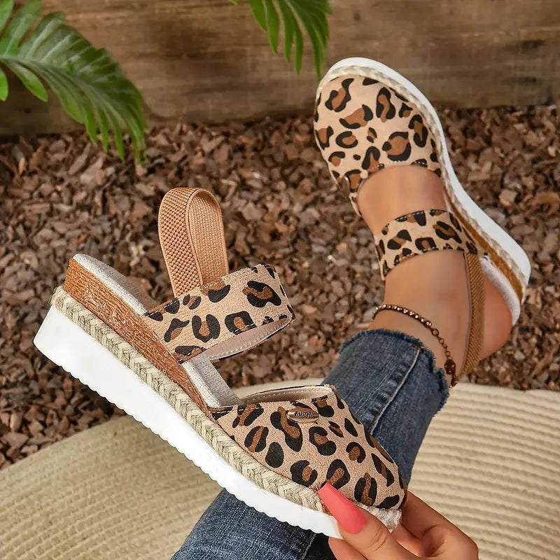 Brenda - Platform Wedge Sandals