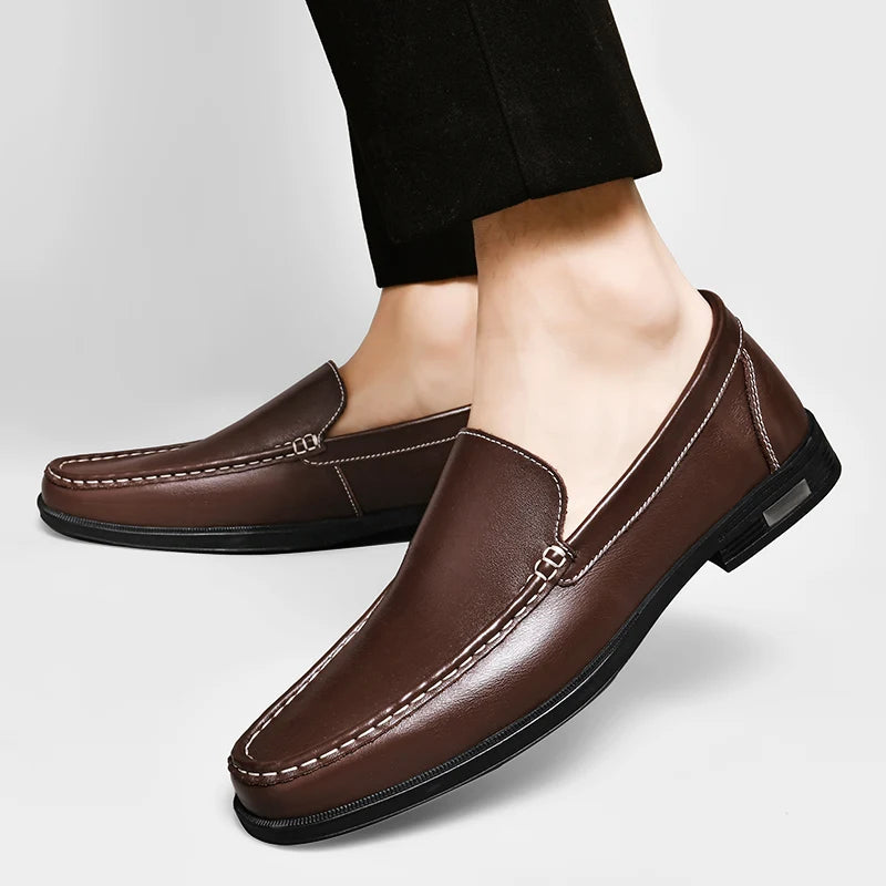 Emerson - Elegant Leather Loafers