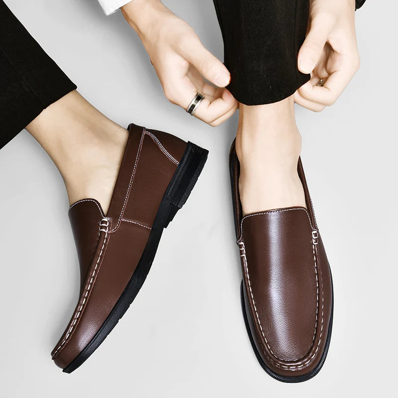Emerson - Elegant Leather Loafers