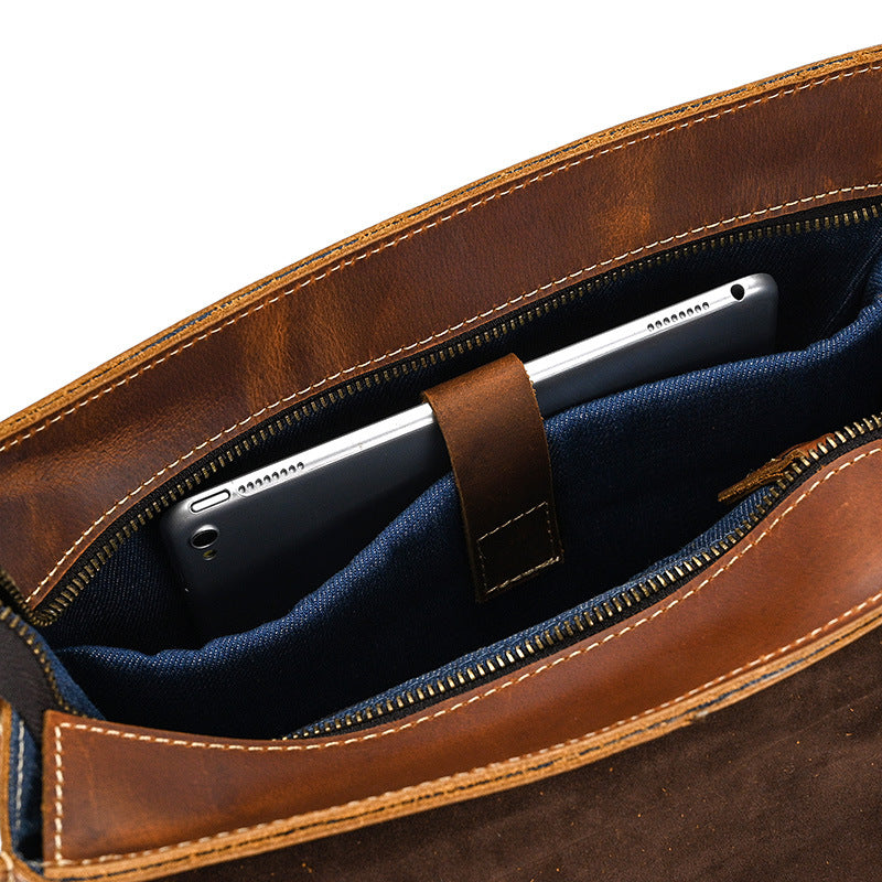 Girona Leather Convertible Backpack
