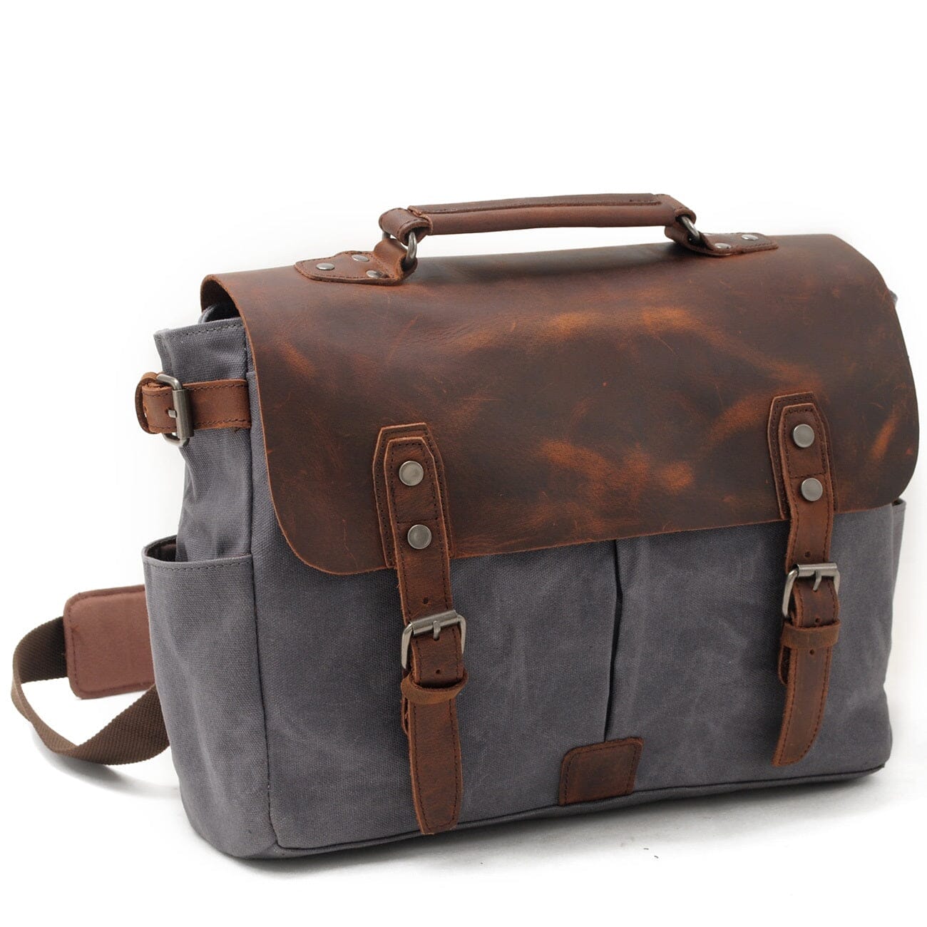 Petersburg Canvas Crossbody Messenger Bag