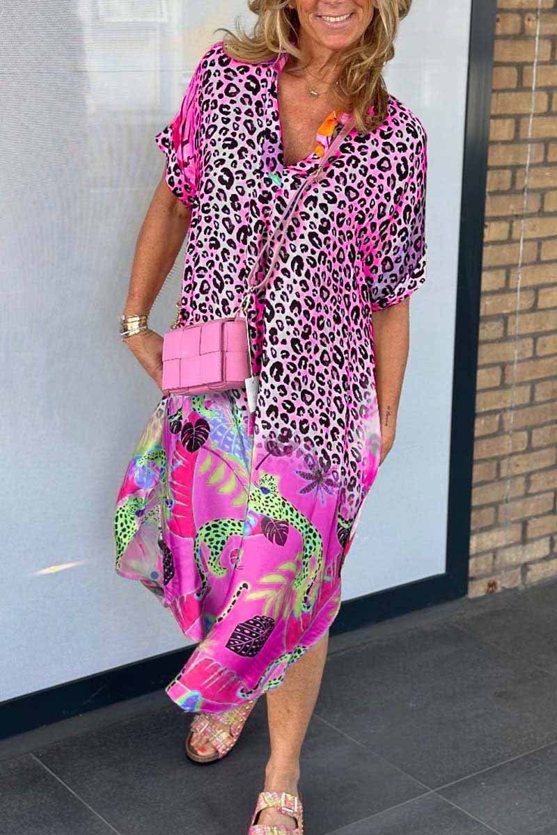 Eva Leopard Print Dress