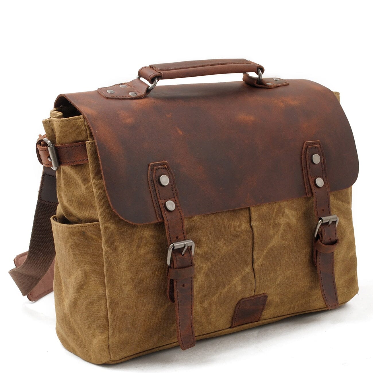 Petersburg Canvas Crossbody Messenger Bag