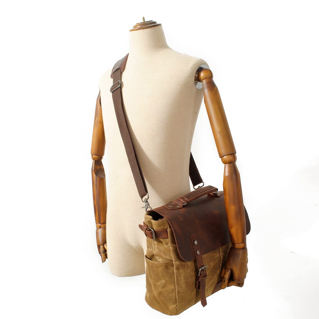 Petersburg Canvas Crossbody Messenger Bag