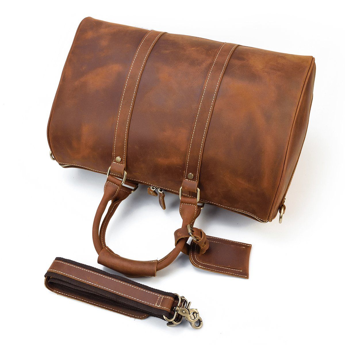 Leuven Leather Duffle Bag