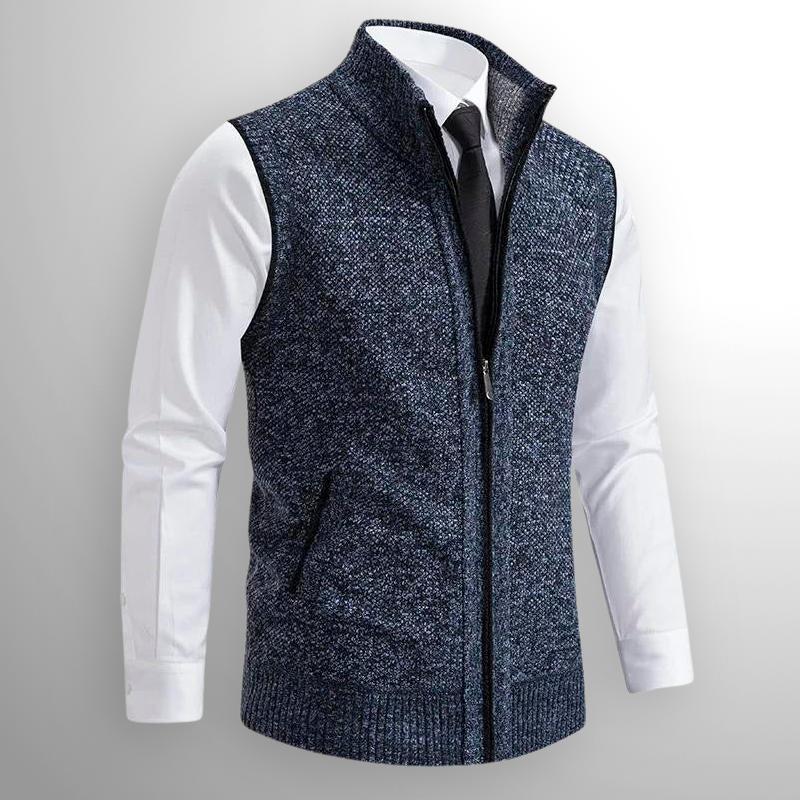 Ascott Zipped Knit Vest
