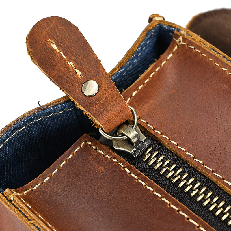 Girona Leather Convertible Backpack