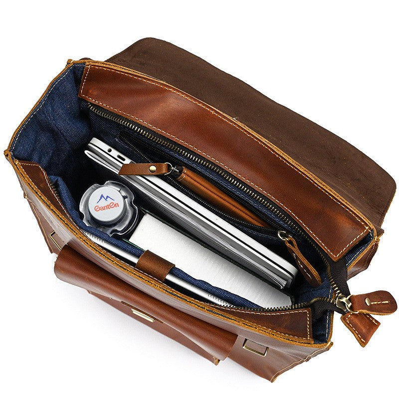 Girona Leather Convertible Backpack